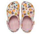 Classic Retro Summer Mauve Kids Clog