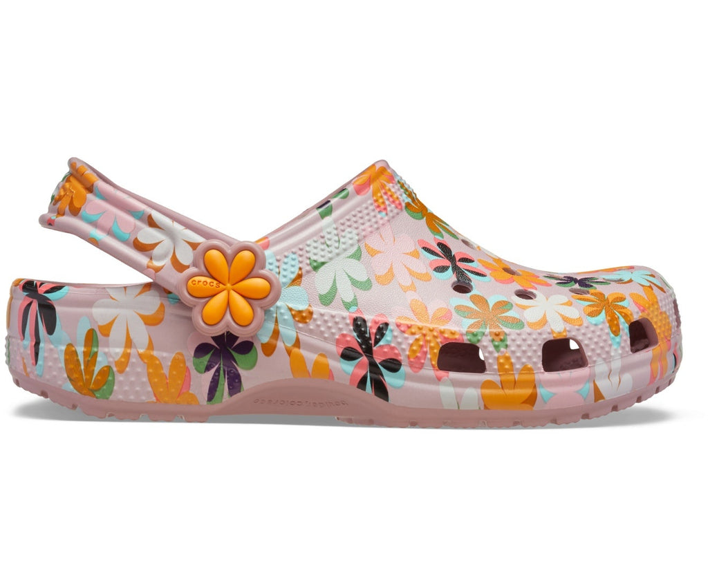 Classic Retro Summer Mauve Toddler Clog