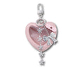 Beauty Pouch Bag Charm Silver