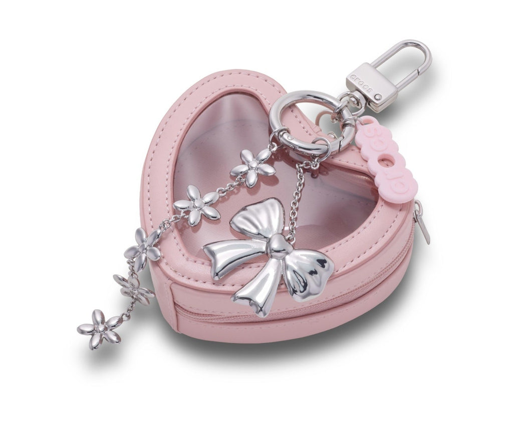 Beauty Pouch Bag Charm Silver