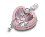 Beauty Pouch Bag Charm Silver