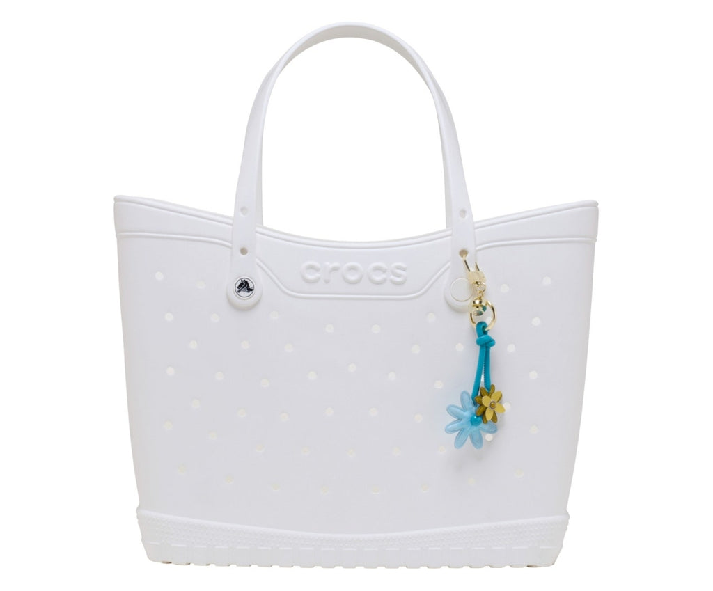 Blue Flower Bag Charm Blue