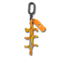 Corded Carabiner Bag Charm Yellow
