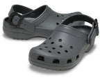 Classic Enamel Buckle Carbon Unisex Clog