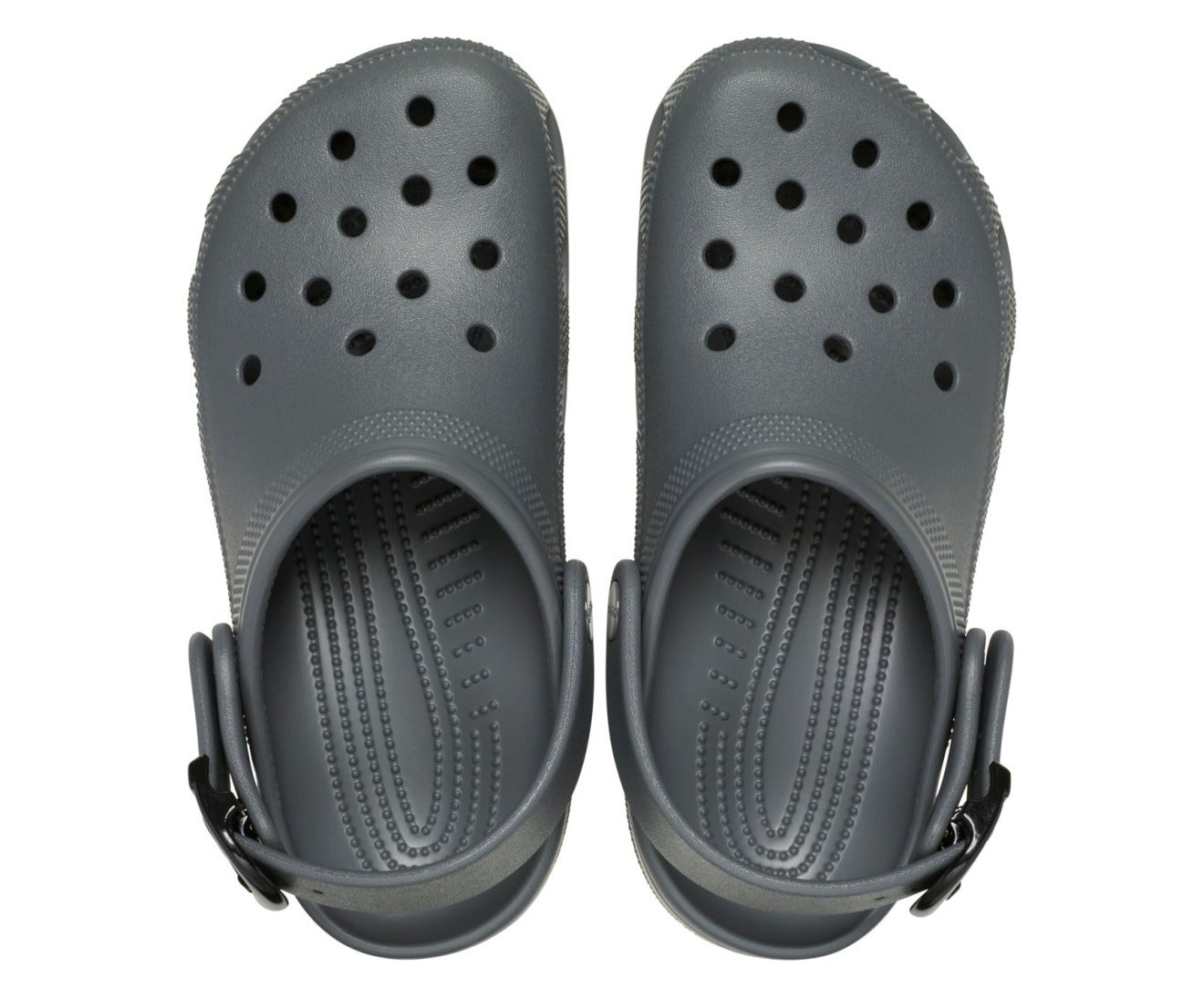 Classic Enamel Buckle Carbon Unisex Clog