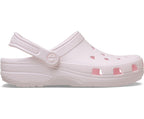 Classic Hearts Cut Out Bubble Ice Unisex Clog