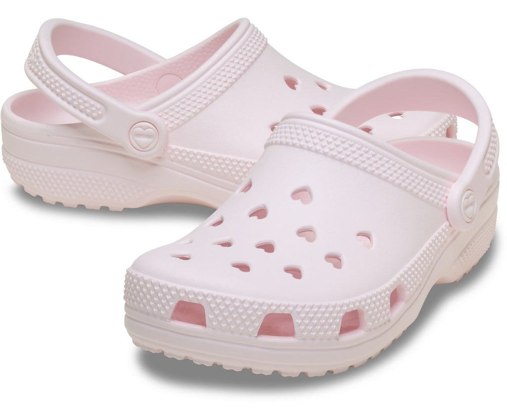Classic Hearts Cut Out Bubble Ice Unisex Clog
