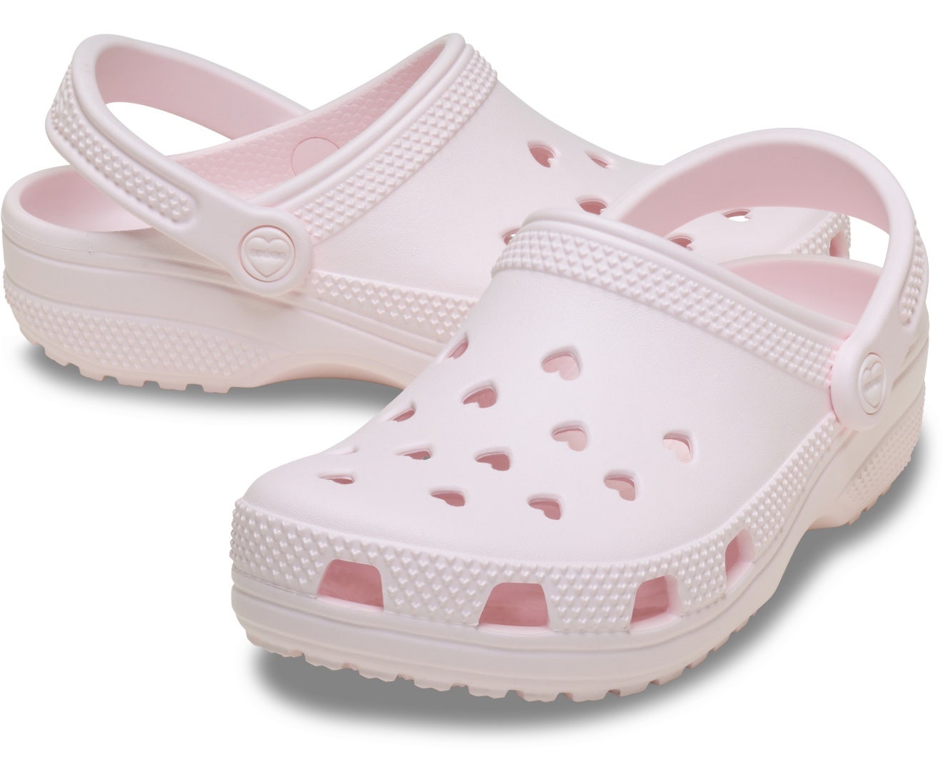 Classic Hearts Cut Out Bubble Ice Unisex Clog