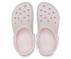 Classic Hearts Cut Out Bubble Ice Unisex Clog