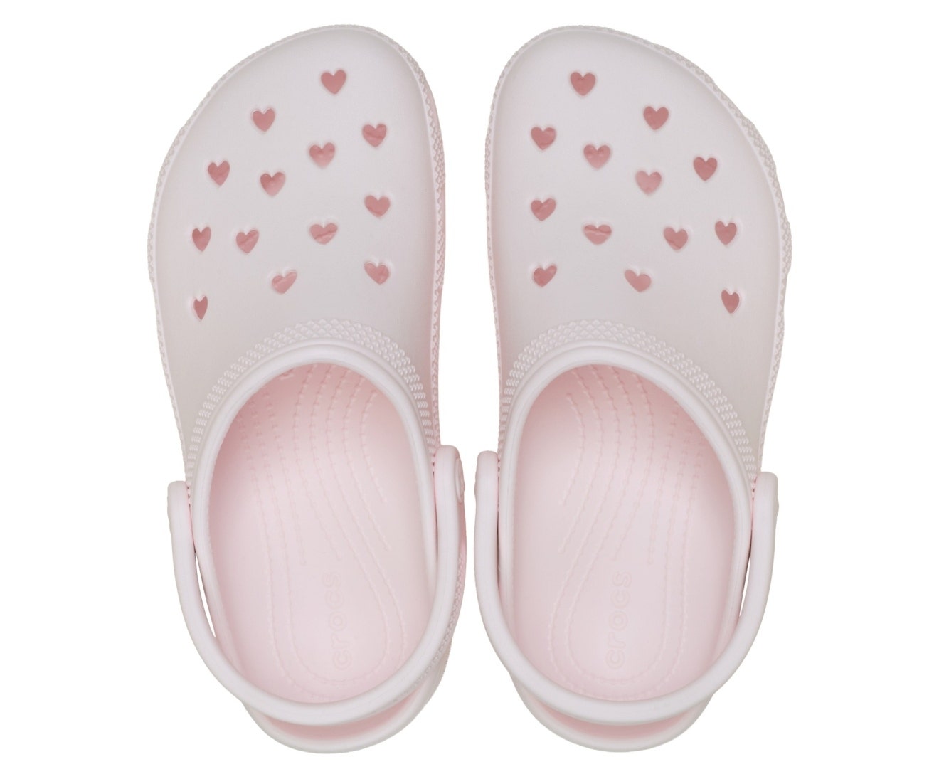 Classic Hearts Cut Out Bubble Ice Unisex Clog