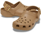 Classic Metallic Buckle Sepia Unisex Clog
