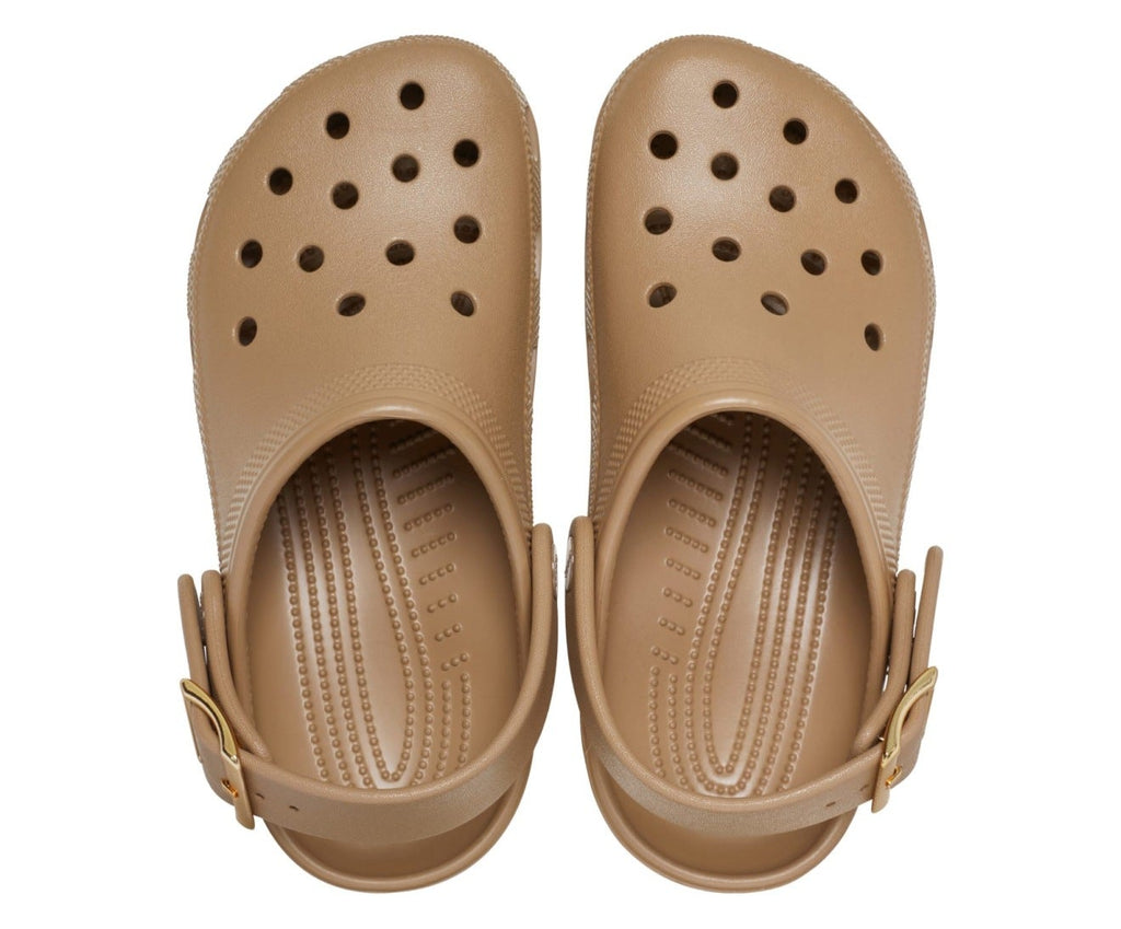 Classic Metallic Buckle Sepia Unisex Clog