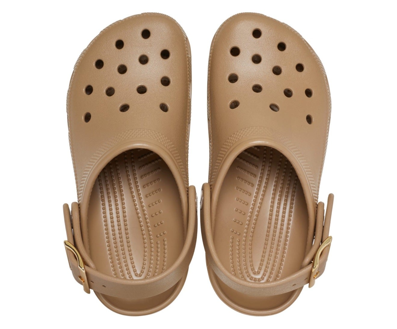 Classic Metallic Buckle Sepia Unisex Clog