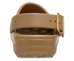 Classic Metallic Buckle Sepia Unisex Clog