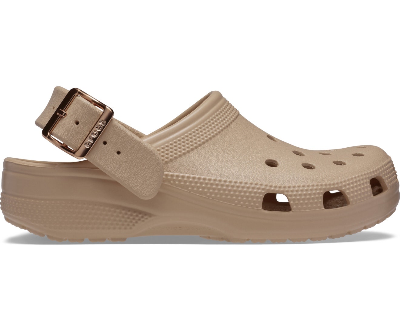 Classic Metallic Buckle Blush Unisex Clog