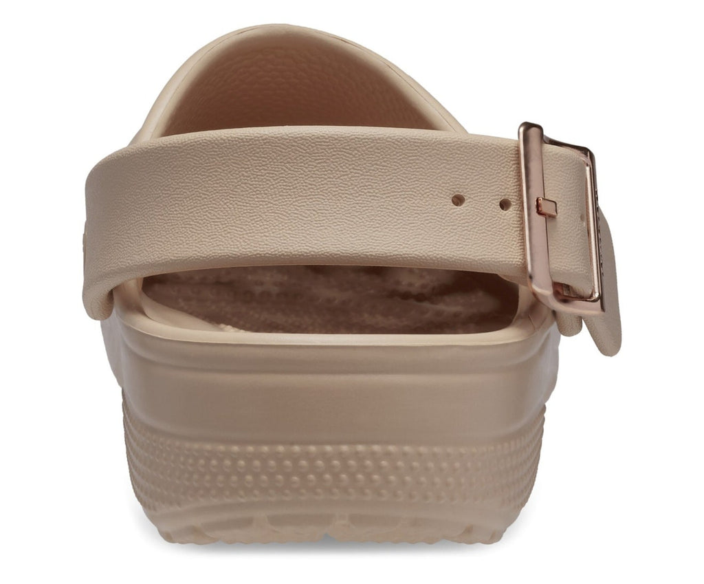Classic Metallic Buckle Blush Unisex Clog