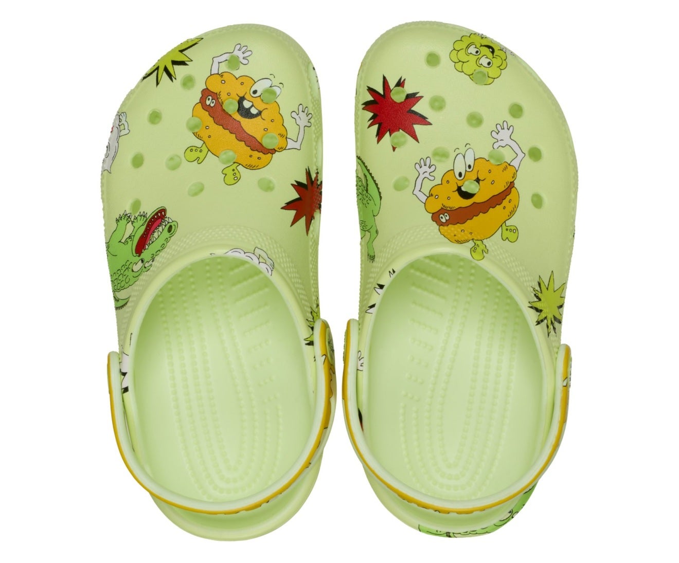Classic Glow Silly Slime Glow-Light Kids Clog