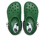 Classic Soccer Turf Green Kids Clog