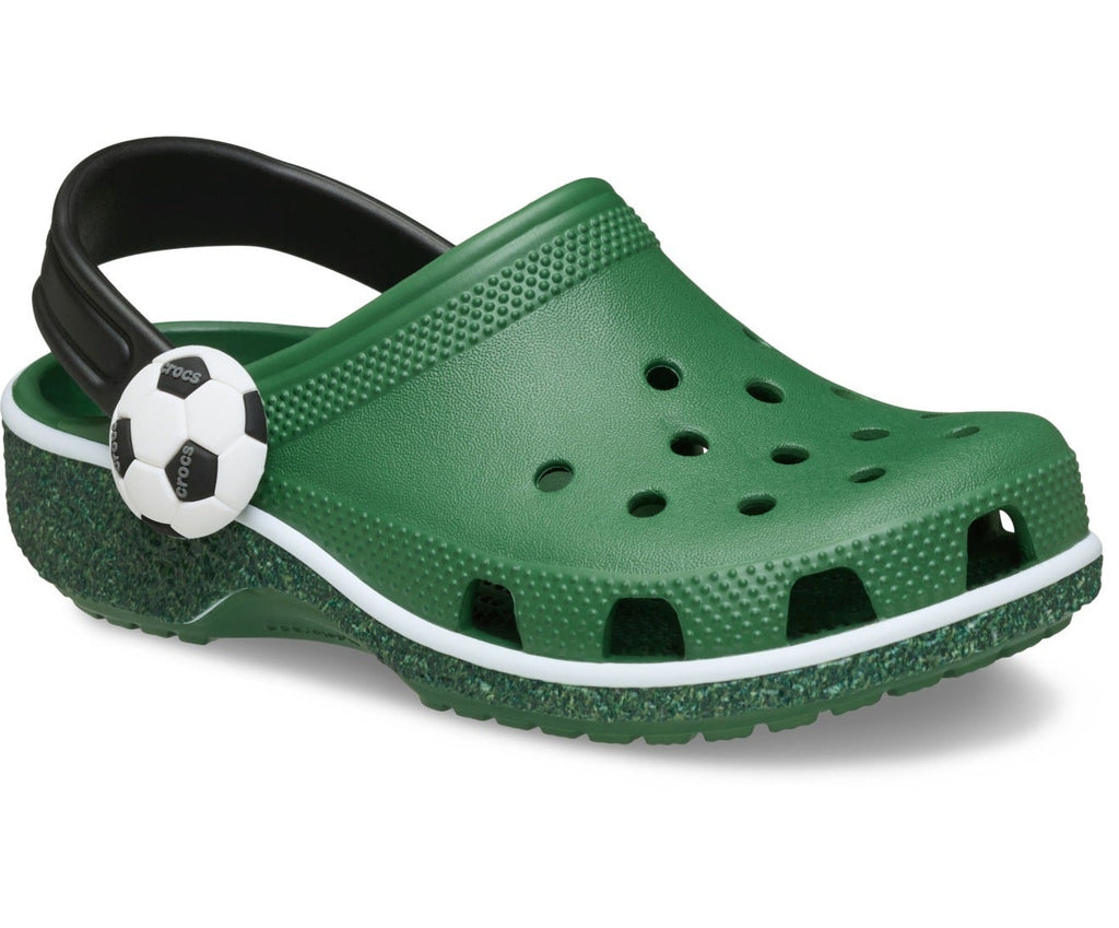 Classic Soccer Turf Green Kids Clog