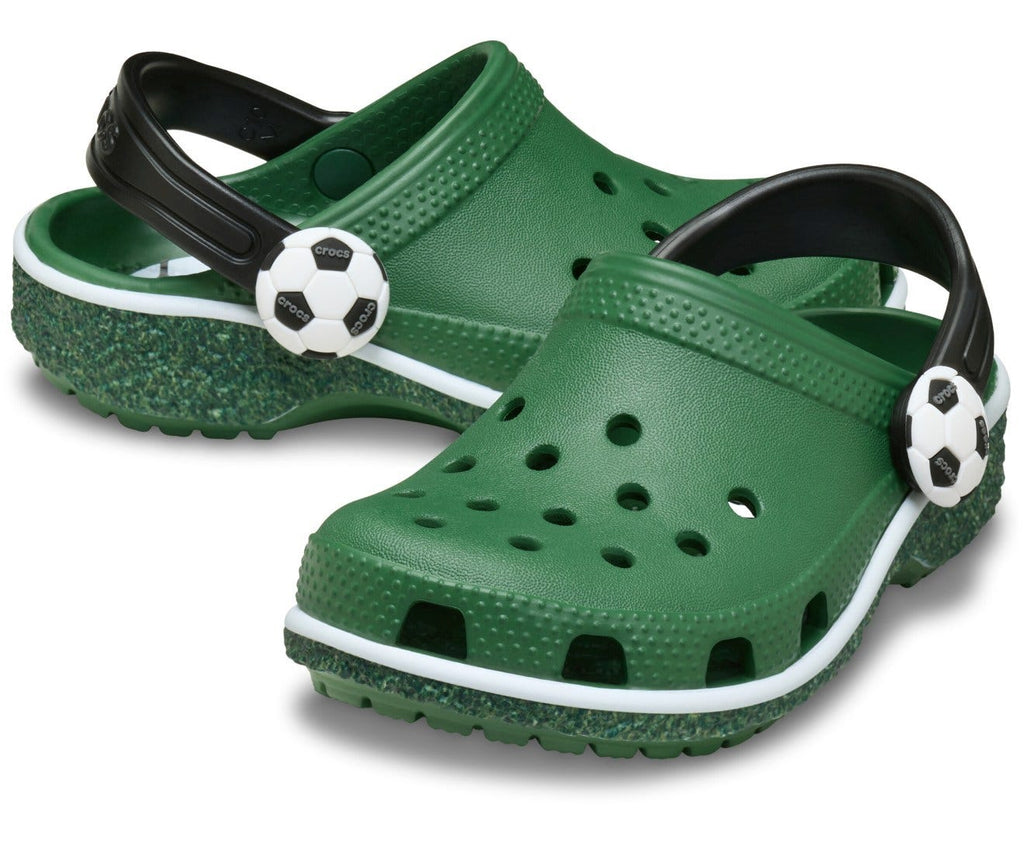 Classic Soccer Turf Green Toddler Clog