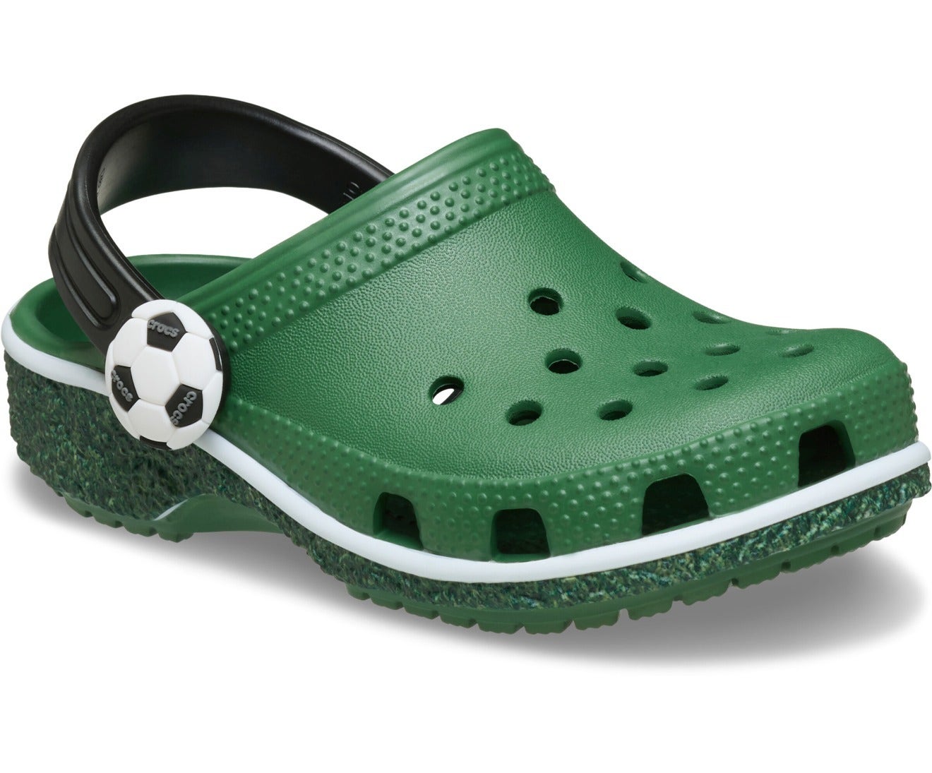 Classic Soccer Turf Green Toddler Clog