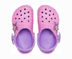 Classic Plaid and Stars Purple Bolt/Pink Punch Toddler Clog