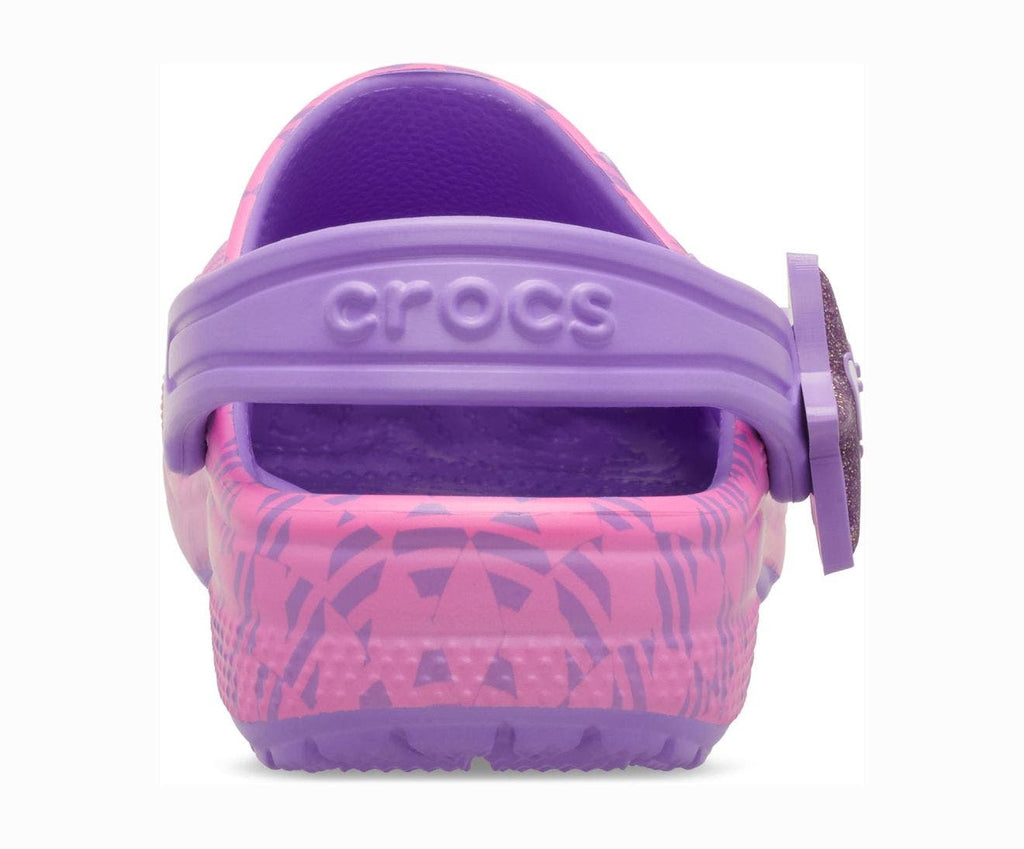 Classic Plaid and Stars Purple Bolt/Pink Punch Toddler Clog