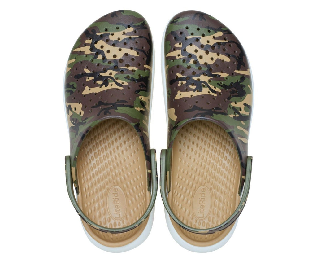 InMotion Camouflage Army Green/Multi Unisex Clog 
