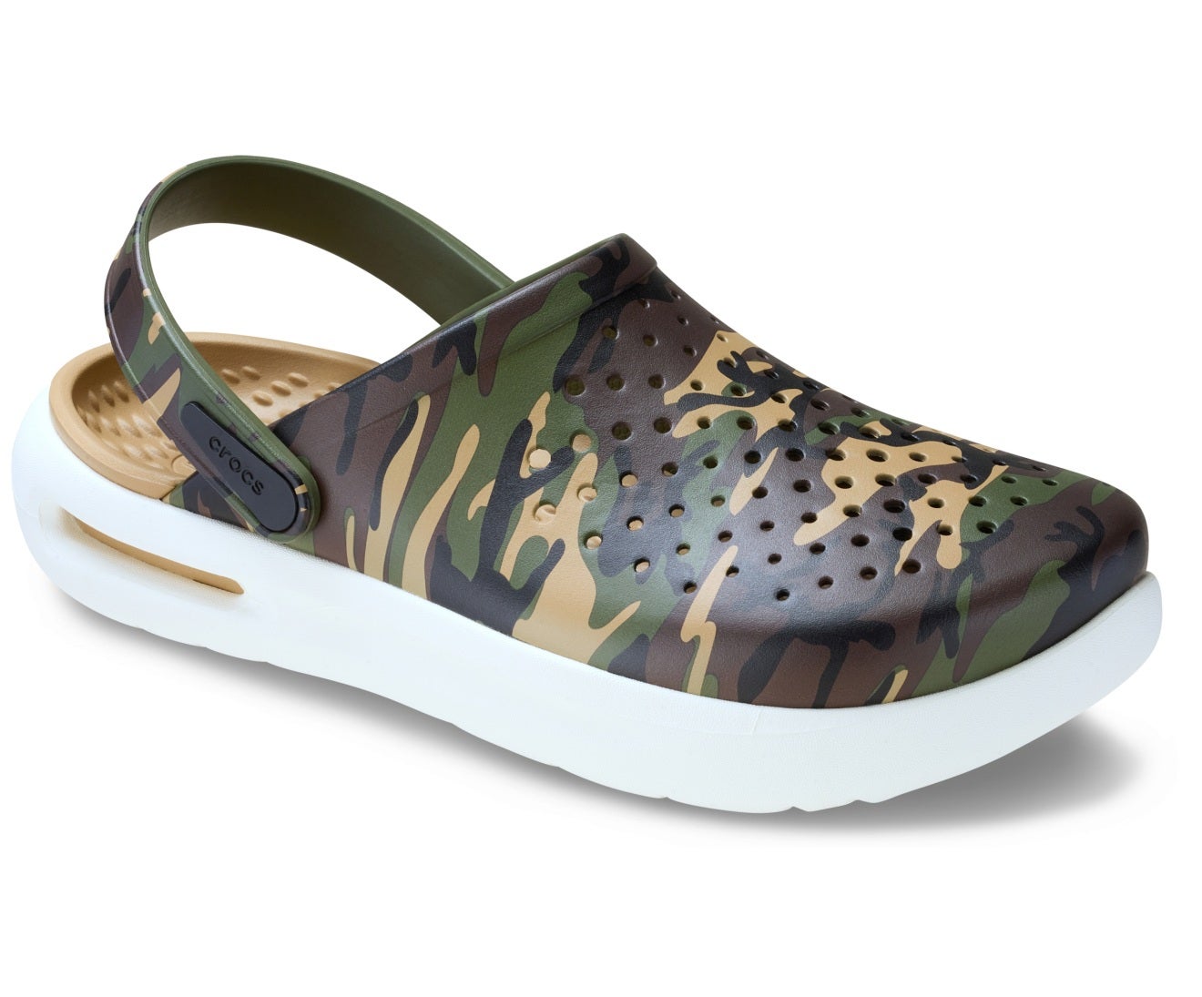 InMotion Camouflage Army Green/Multi Unisex Clog 