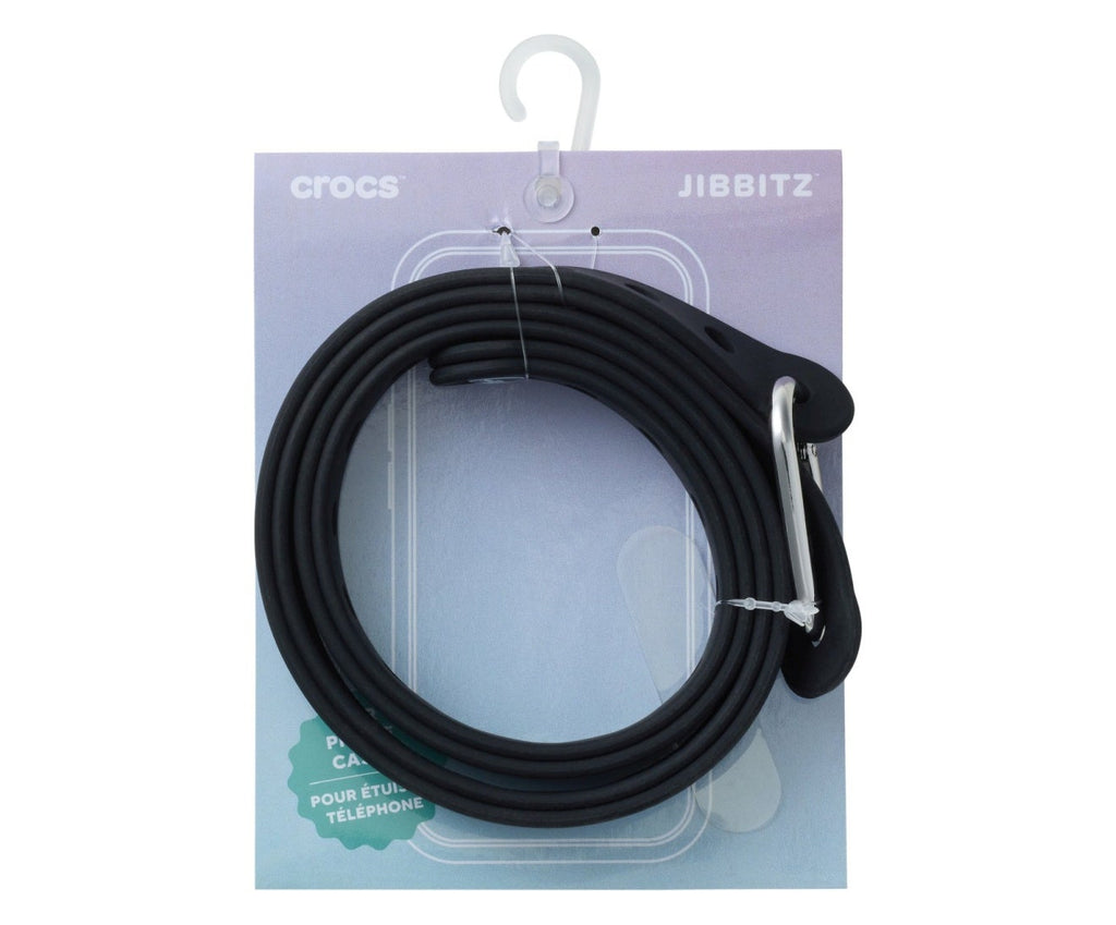 Jibbitz Crossbody Phone Chain Black