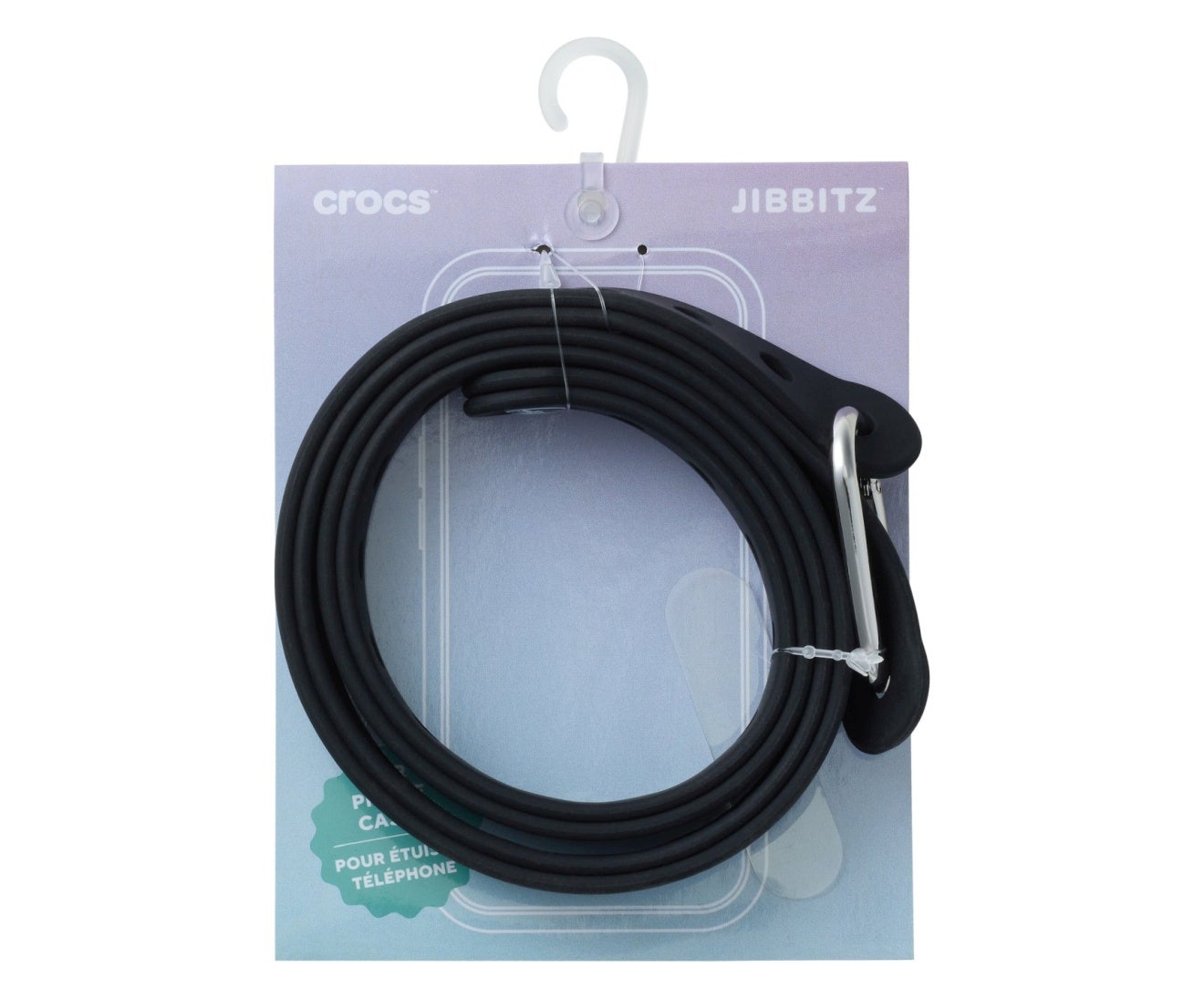 Jibbitz Crossbody Phone Chain Black