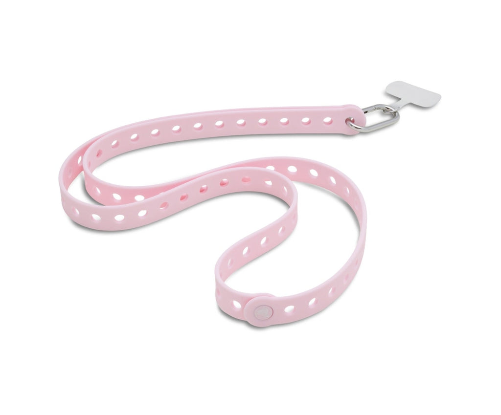 Jibbitz Crossbody Phone Chain Pink