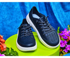 InMotion Pacer Navy/White Women Sneaker