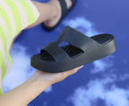 Getaway Platform H-Strap Black Women Sandal
