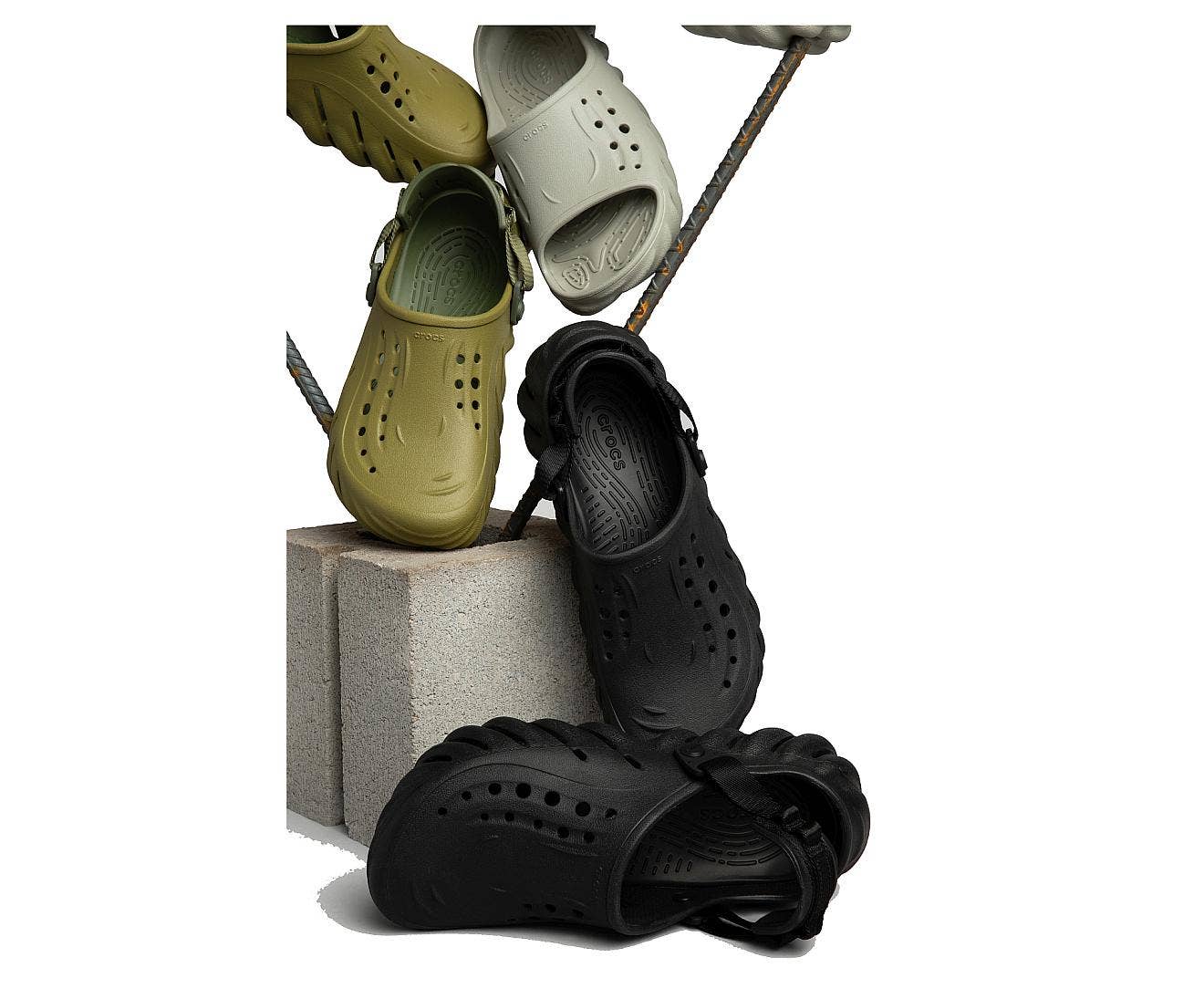 Echo Black Unisex Clog