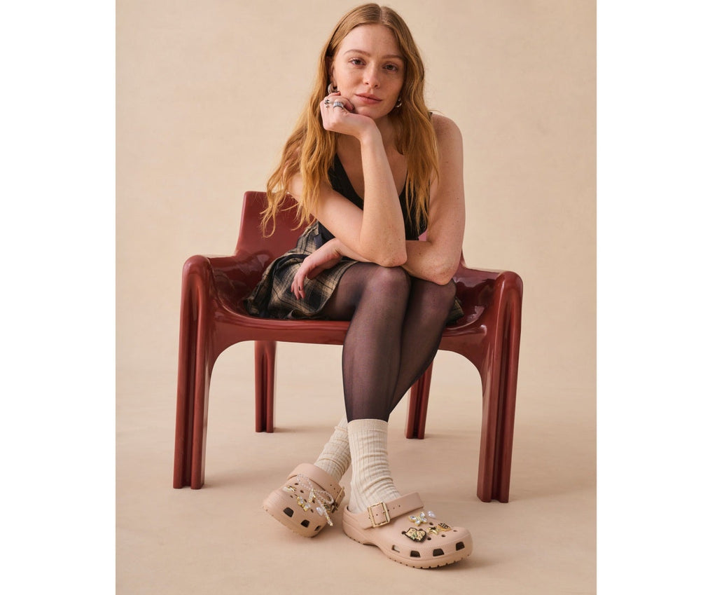 Classic Metallic Buckle Blush Unisex Clog