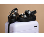 Brooklyn 4U Black Women Sandal